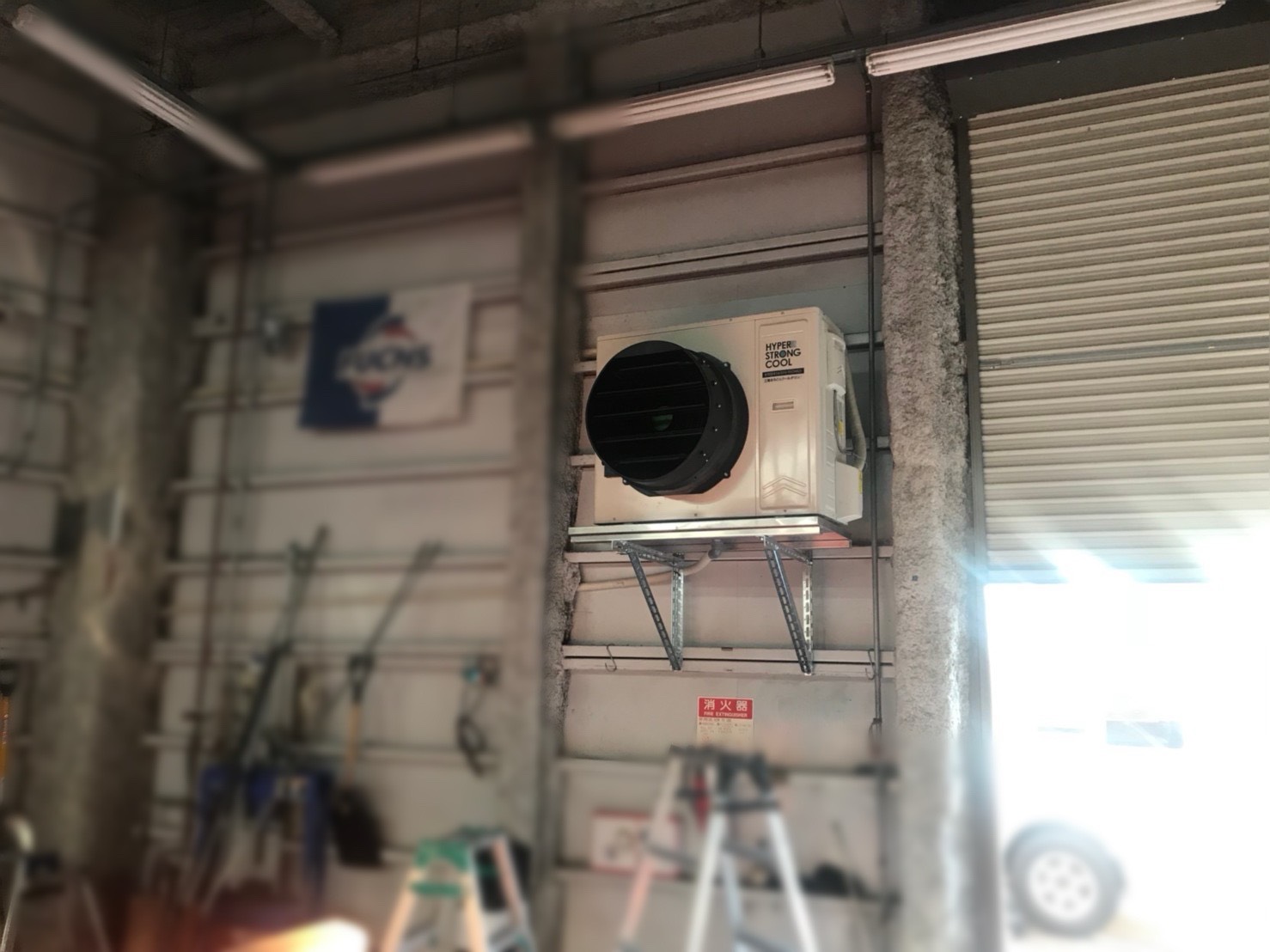 倉庫をクールダウン