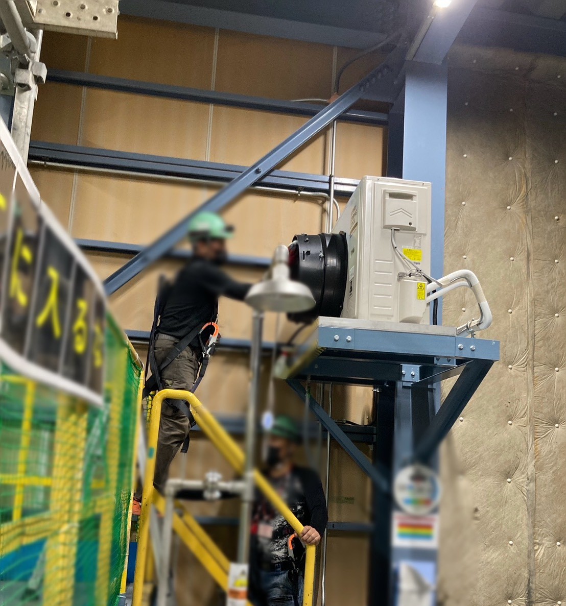 倉庫をクールダウン