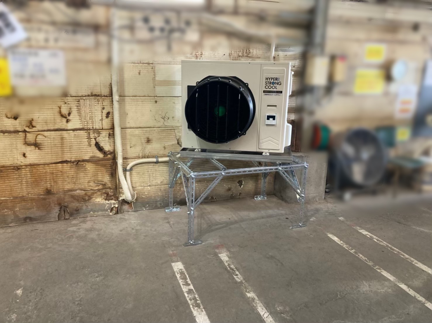 雪国の現場に応える空調!